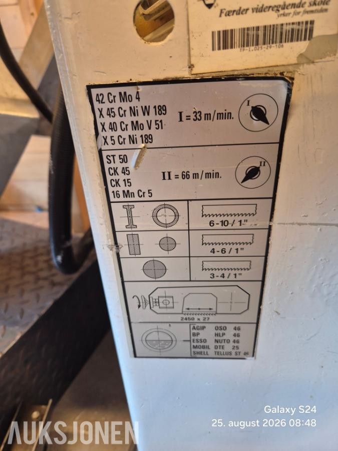 Carif 260 260 Sag til stål